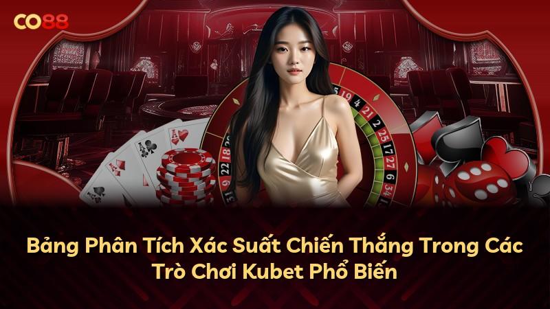 Bảng Phân Tích Xác Suất Chiến Thắng Trong Các Trò Chơi Kubet Phổ Biến
