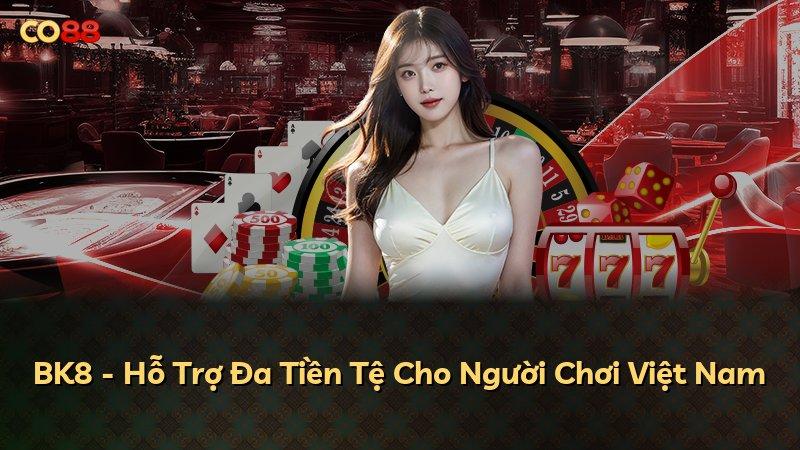 BK8 - Hỗ Trợ Đa Tiền Tệ Cho Người Chơi Việt Nam