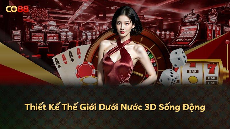 Thiết Kế Thế Giới Dưới Nước 3D Sống Động